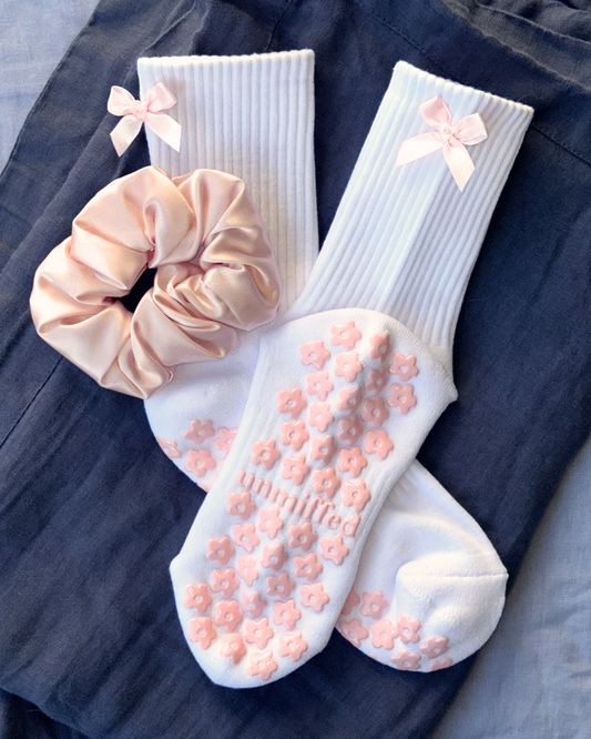 pretty in pink | sock & silk scrunchie bundle
