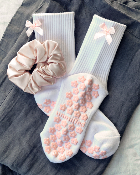 pretty in pink | sock & silk scrunchie bundle