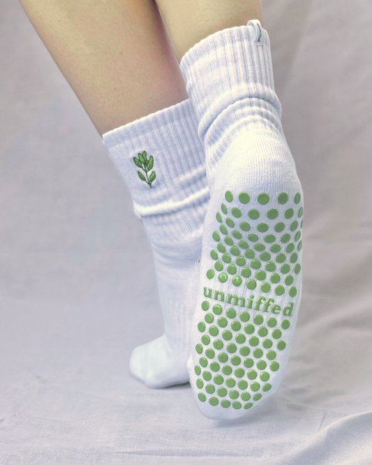i love you so matcha | grip socks