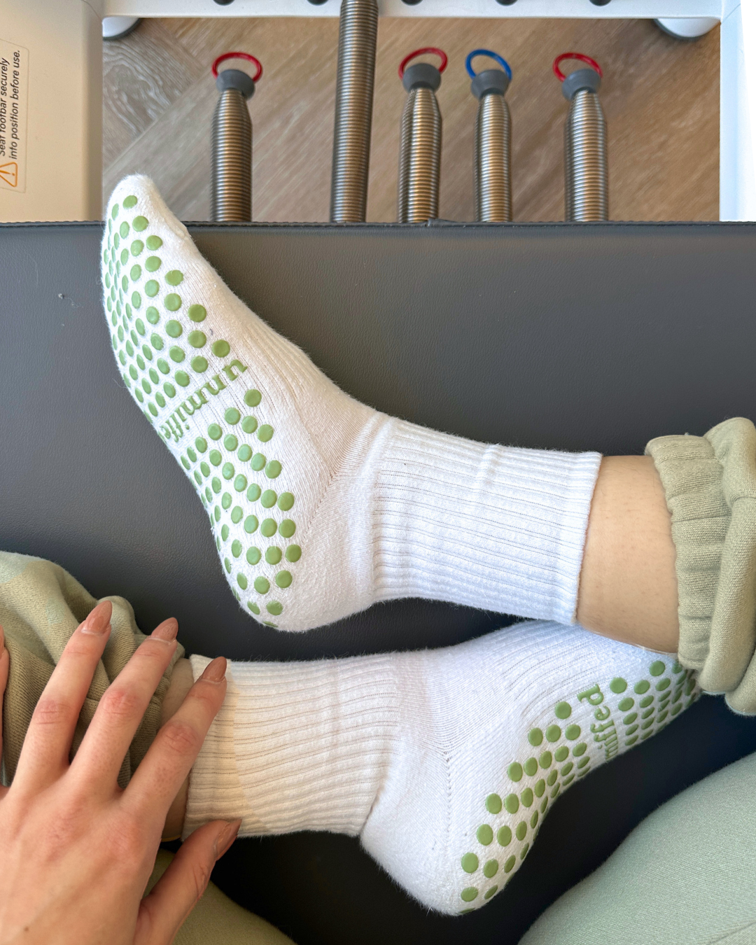 i love you so matcha | grip socks